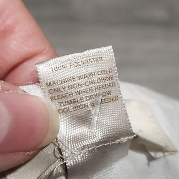 Loft Blue/White Unlined Mini Skirt - Picture 5 of 6